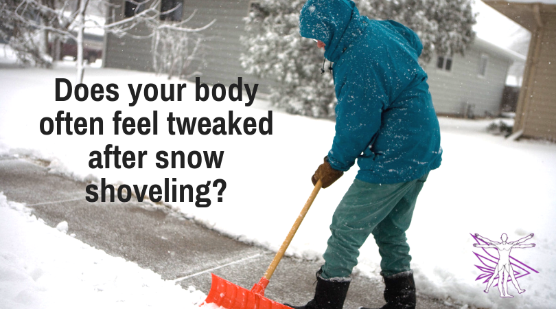 Body feeling tweaked from shoveling snow? These exercise tips may help!